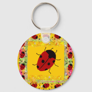 Moederdag Ladybug Sleutelhanger