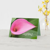 moederdag lelie kaart (Gele Bloem)