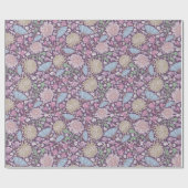 Moederdag Lentetuin Chrysanthemum Mum Japan Cadeaupapier (Vlak)