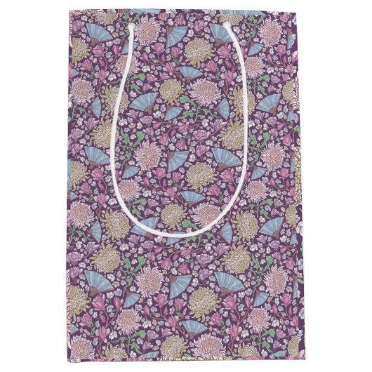 Moederdag Lentetuin Chrysanthemum Mum Japan Medium Cadeauzakje (Voorkant)