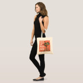 Moederdag Liefde Hart Canvas tas (Voorkant (model))