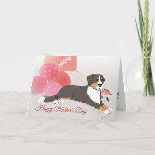 Moederdag Liefde van je Berner Sennenhond Kaart