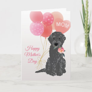 Moederdag Liefde van Labradoodle Hond Kaart