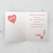 Moederdag Liefs van je Border Collie hond Kaart (Binnen)