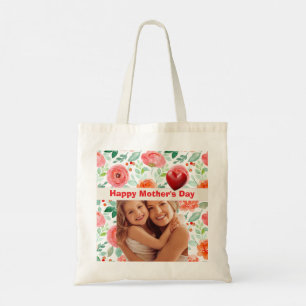 Moederdag Lijnkunst Kussen – Moeder & Kind Liefde  Tote Bag
