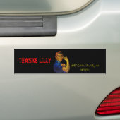 MOEDERDAG LILLY LEDBETTER BUMPERSTICKER (Op auto)