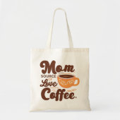 Moederdag Love Coffee Canvas tas (Voorkant)