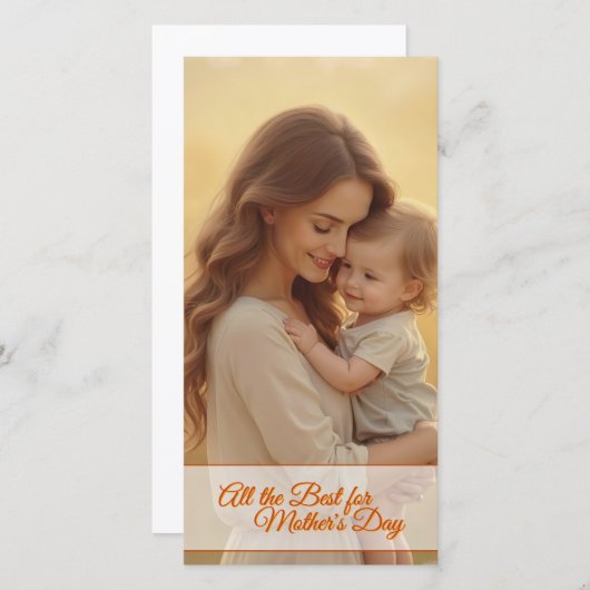 Moederdag Love - Een moment van pure vreugde (Voorkant / Achterkant)