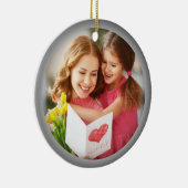 Moederdag Love foto voor mama Keramisch Ornament (Rechts)
