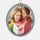 Moederdag Love foto voor mama Keramisch Ornament (Links)