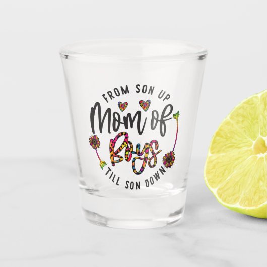 Moederdag Love mama Shot Glas (Voorkant)