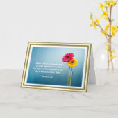 Moederdag - Madeliefjes in een vaas - Poëzie Kaart (Gele Bloem)