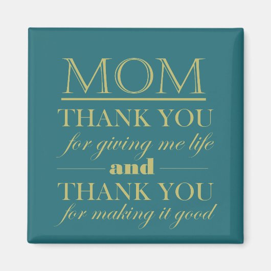 Moederdag Magnet Magneet (Voorkant)