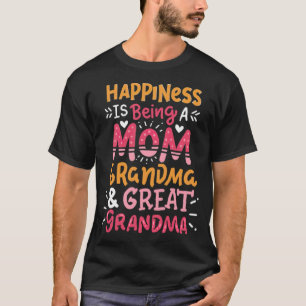 Moederdag mam bibi en tina show springen t-shirt