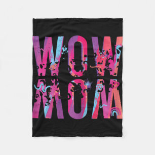 Moederdag mam is gewoon wow ondersteboven kunst bo fleece deken