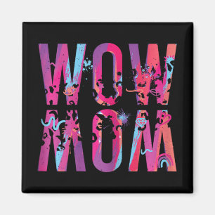 Moederdag mam is gewoon wow ondersteboven kunst bo magneet