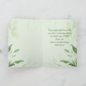 Moederdag mam Moeder Chickadee Garden Bird Card Kaart (Binnen)