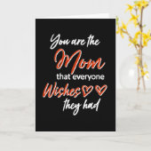 Moederdag mam Mummy Moeder houdt van Funny Gift Id Kaart (Gele Bloem)