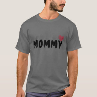 Moederdag, mama, hart t-shirt