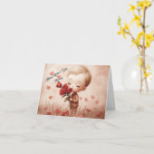 Moederdag mama kaart (Gele Bloem)