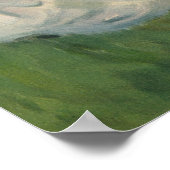  Moederdag, mama met kinderen Poster (Hoek)