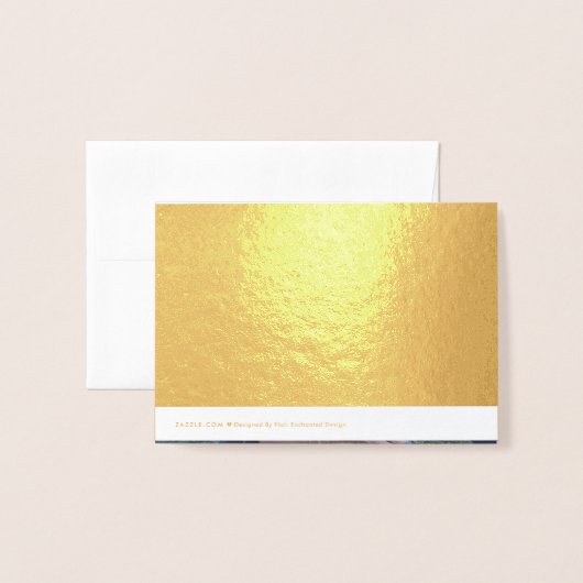 Moederdag mama Simple Elegant Folie Kaart (Met envelop)