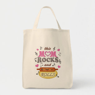 moederdag/Mam's Birthday Rock & Bake Bag Tote Bag