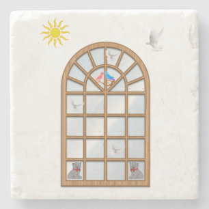 Moederdag Marble Stone Onderzetter