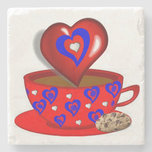 Moederdag Marble Stone Onderzetter (Voorkant)