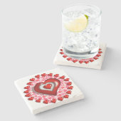 Moederdag Marble Stone Onderzetter (Zijkant)