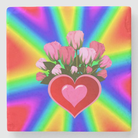 Moederdag Marble Stone Onderzetter (Voorkant)