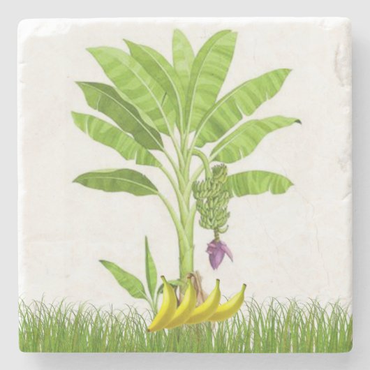 Moederdag marmer Stone Onderzetter Banana (Voorkant)