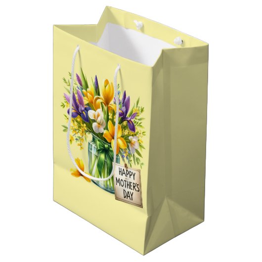 Moederdag medium cadeauzakje (Voorkant Gekanteld)