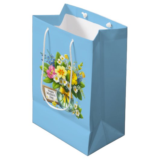 Moederdag medium cadeauzakje (Voorkant Gekanteld)