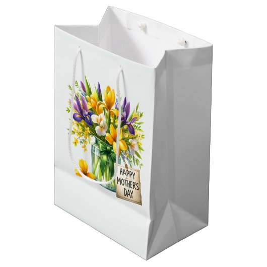 Moederdag medium cadeauzakje (Voorkant Gekanteld)
