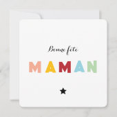 Moederdag - Meerkleur Kaart (Voorkant)