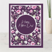 Moederdag met bloemen kaart (Voorkant)