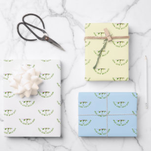 Moederdag Met Blumenstrauss Inpakpapier Vel