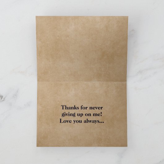 Moederdag met hart en bloemen Feestdagen Kaart (Binnen)