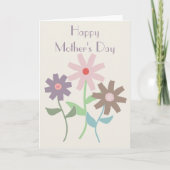 Moederdag met madeliefjes kaart (Voorkant)