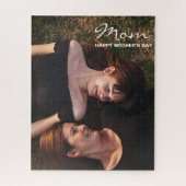 Moederdag Mijn beste vriend Custom Photo Legpuzzel (Verticaal)