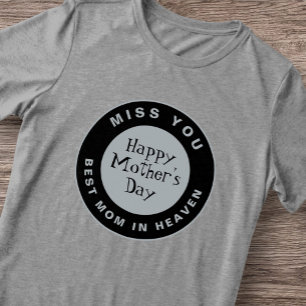 Moederdag Miss You Heaven  Retro Gift Tri-Blend Shirt