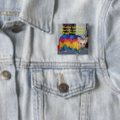 Moederdag modelleerkleding vierkante button 5,1 cm (In situ)