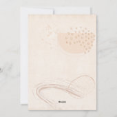 Moederdag Modern Abstracte vorm 3 Foto bewerkbaar Feestdagenkaart (Achterkant)