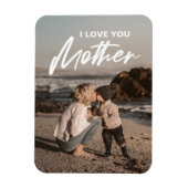 Moederdag | Modern minimalistisch fotocadeau Magneet (Verticaal)