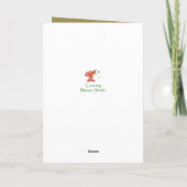 Moederdag moeder en meisje kaart (Achterkant)