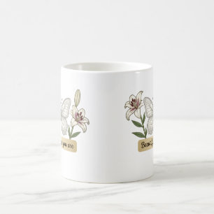 Moederdag - Moeders Dag - Vlinder Bloem Koffiemok