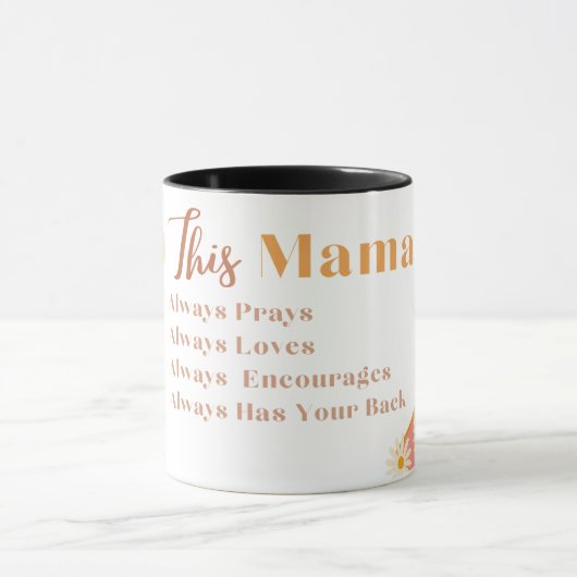 Moederdag, moeders liefdeskoffie-mok mok (Midden)