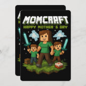 Moederdag Moederschap Leuk Moederdag Grappige Game Feestdagenkaart (Voorkant / Achterkant)