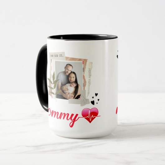 Moederdag mok, cadeaus voor moeder op haar verjaar mok (Voorkant links)